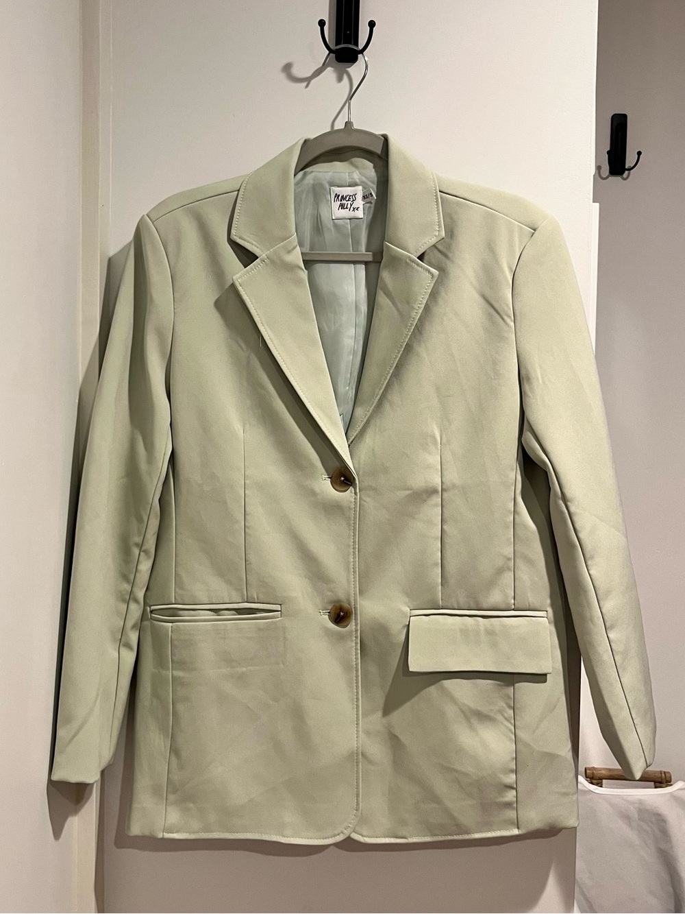 Princess Polly Pastel Mint/Green Blazer Jacket
